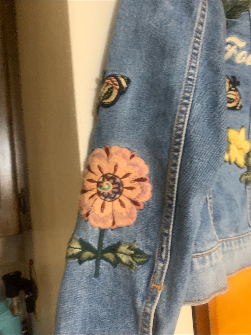Blue Jean jacket. Tote 4 - Picture 8 of 9